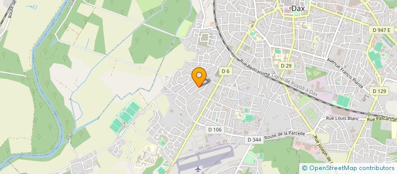 localisation de l'entreprise MADAME ALICIA TRICAUD  DAX