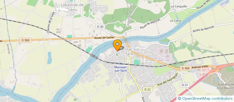 localisation de l'entreprise MADAME ALICIA TRIPUNOVSKI  MARSSAC-SUR-TARN