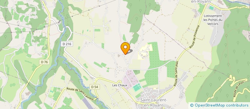 localisation de l'entreprise MADAME ALICIA UHLMANN  SAINT-LAURENT-EN-ROYANS