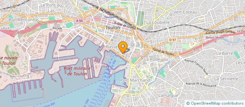 localisation de l'entreprise MADAME ALICIA VALERO LEON  TOULON