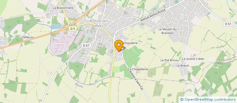 localisation de l'entreprise MADAME ALICIA VENACTER  CHAUMES-EN-RETZ