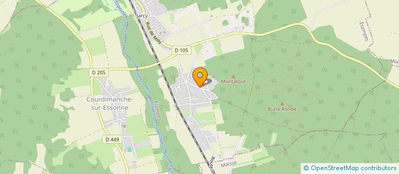 localisation de l'entreprise MADAME ALICIA VESCOVI  BOUTIGNY-SUR-ESSONNE