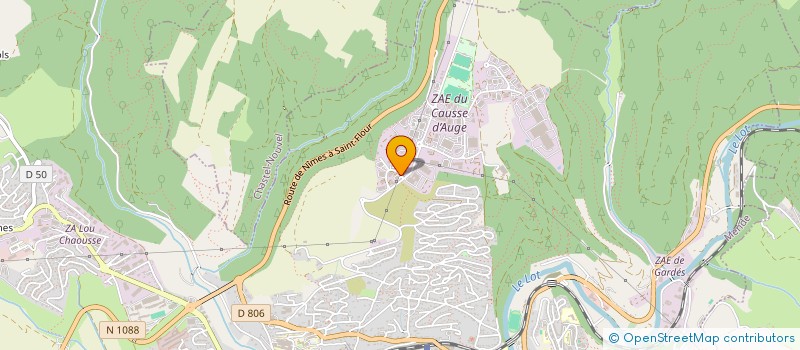 localisation de l'entreprise MADAME ALICIA VIEILLEDENT  MENDE