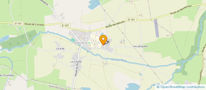 localisation de l'entreprise MADAME ALICIA VILLARD  PRECIEUX