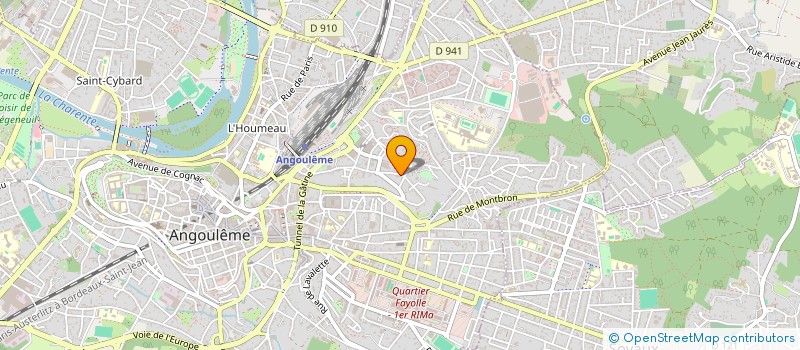 localisation de l'entreprise MADAME ALICIA VIRANTIN à ANGOULEME