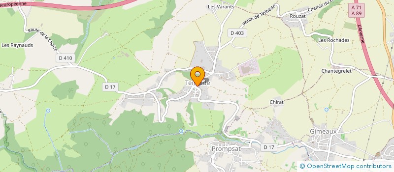 localisation de l'entreprise MADAME ALICIA VIUSA-CAMPS  TEILHEDE