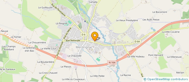 localisation de l'entreprise MADAME ALICIA ZINCIR  MERDRIGNAC