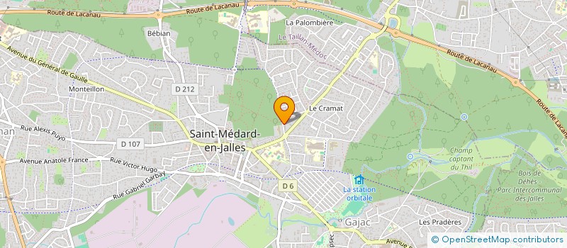 localisation de l'entreprise MADAME ALICIA ZWALD à SAINT-MEDARD-EN-JALLES