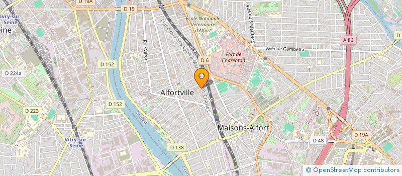 localisation de l'entreprise MADAME ALICJA CZARNECKA à ALFORTVILLE