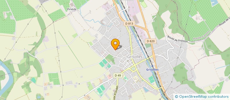 localisation de l'entreprise MADAME ALIDA ATCHUMIN  GRISOLLES