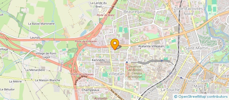 localisation de l'entreprise MADAME ALIDA BILOMBO  RENNES