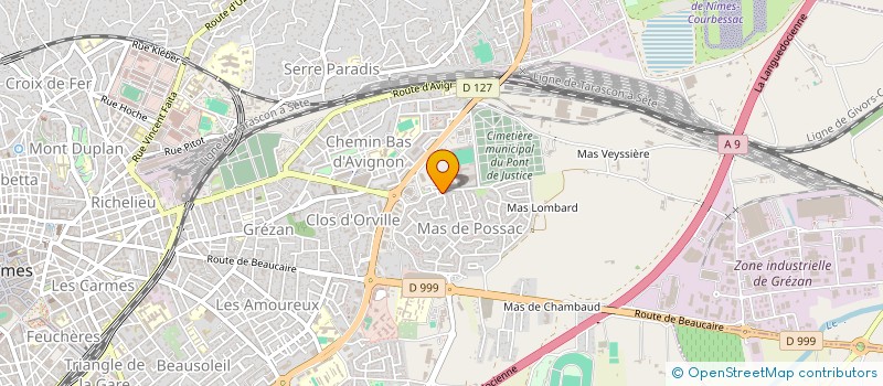 localisation de l'entreprise MADAME ALIDA FARAJ  NIMES