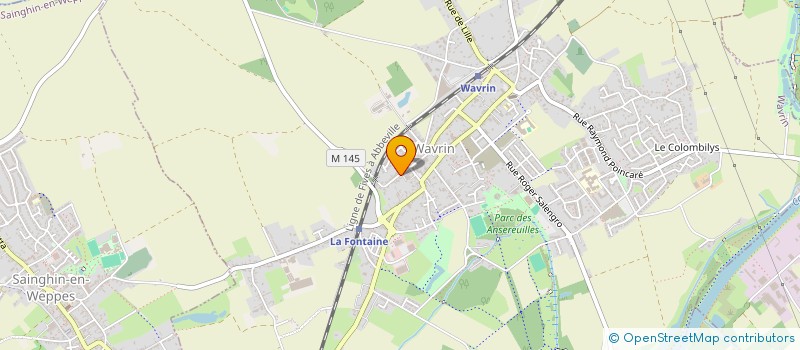 localisation de l'entreprise MADAME ALIDA MBIANKEU NGAHAN  HAUBOURDIN