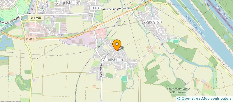 localisation de l'entreprise MADAME ALIDA ROESCH  ALGOLSHEIM