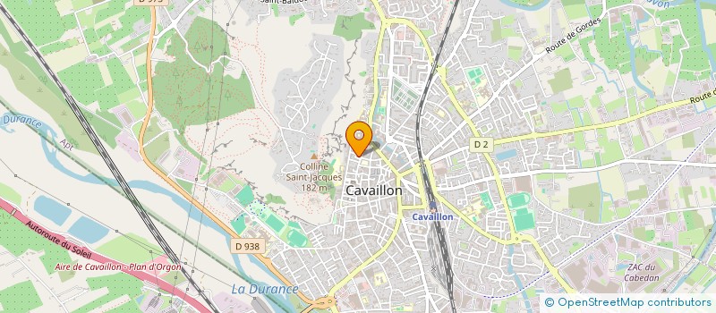 localisation de l'entreprise MADAME ALIDA TONDO à CAVAILLON