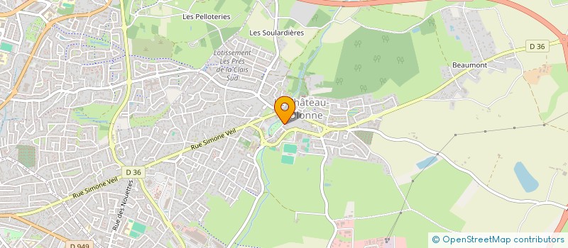 localisation de l'entreprise MADAME ALIDA VIOLLEAU  LES SABLES D'OLONNE