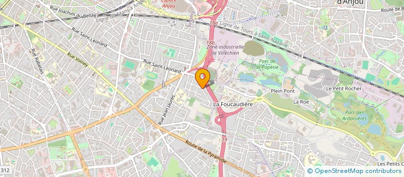 localisation de l'entreprise MADAME ALIE WOITIEZ  ANGERS