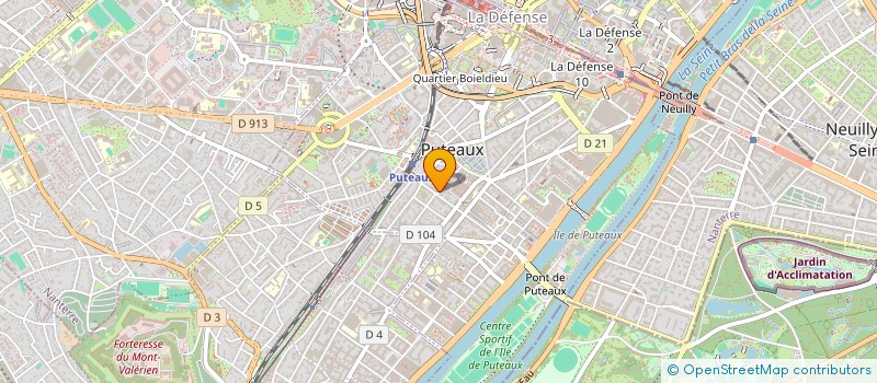 localisation de l'entreprise MADAME ALIENOR ARNAULD DES LIONS  PUTEAUX