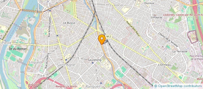 localisation de l'entreprise MADAME ALIENOR BAUDESSON à TOULOUSE