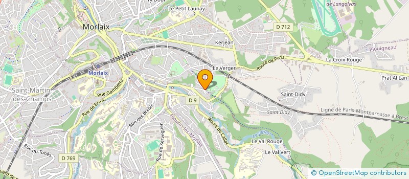 localisation de l'entreprise MADAME ALIENOR BOTRIC  MORLAIX