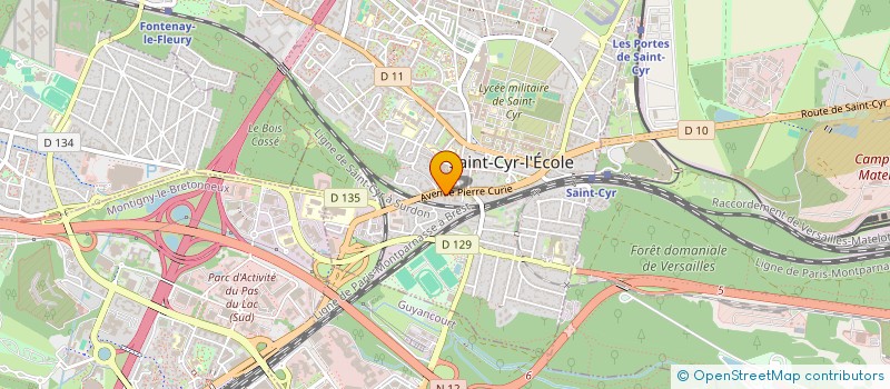 localisation de l'entreprise MADAME ALIENOR BOUILLOT à SAINT-CYR-L'ECOLE