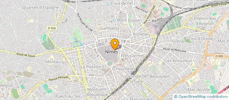 localisation de l'entreprise MADAME ALIENOR CARRIERE  NIMES