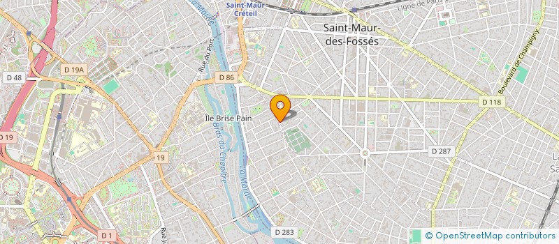 localisation de l'entreprise MADAME ALIENOR CHEBROU à SAINT-MAUR-DES-FOSSES