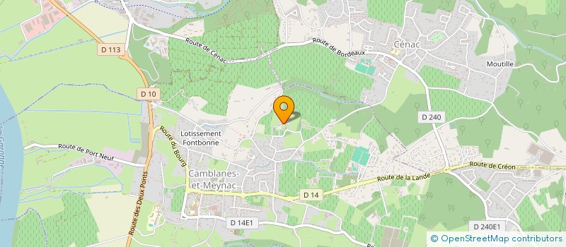 localisation de l'entreprise MADAME ALIENOR DARON  CAMBLANES-ET-MEYNAC