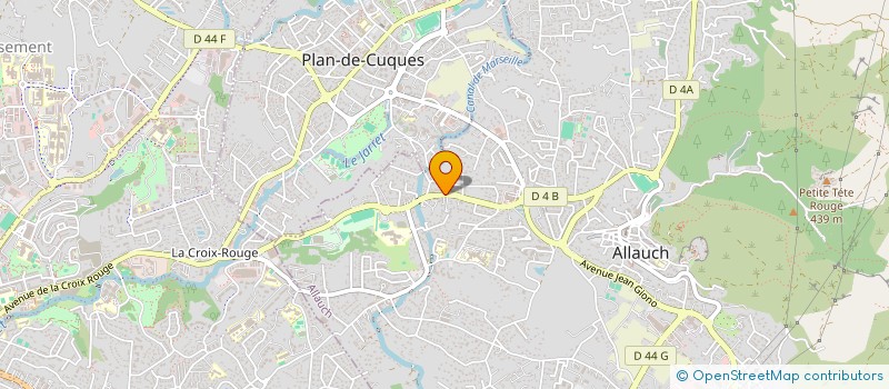 localisation de l'entreprise MADAME ALIENOR DE MONTAIGNE DE PONCINS  ALLAUCH