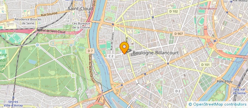 localisation de l'entreprise MADAME ALIENOR DE TAPPIE à BOULOGNE-BILLANCOURT