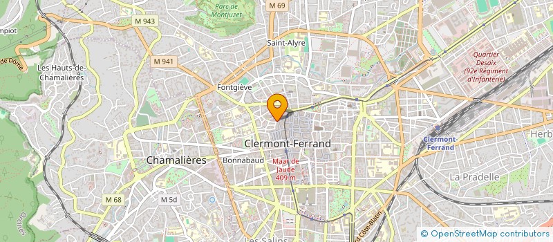 localisation de l'entreprise MADAME ALIENOR GAUME  CLERMONT-FERRAND