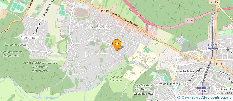 localisation de l'entreprise MADAME ALIENOR JOSSERAND  CHAMBOURCY