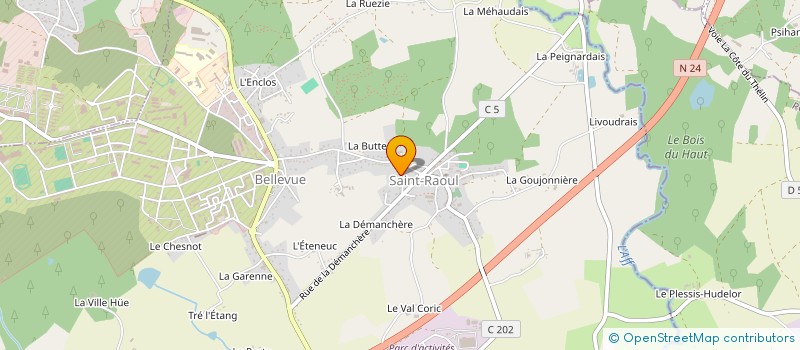 localisation de l'entreprise MADAME ALIENOR LECHAT à GUER
