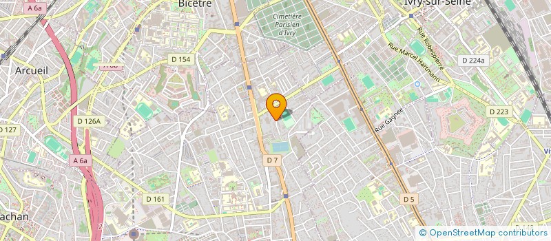 localisation de l'entreprise MADAME ALIENOR MARTAUD  VILLEJUIF