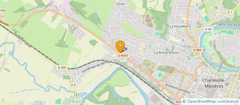 localisation de l'entreprise MADAME ALIENOR PINCEMAILLE à WARCQ