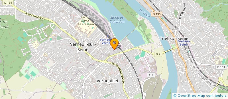 localisation de l'entreprise MADAME ALIENOR SALIN à VERNEUIL-SUR-SEINE