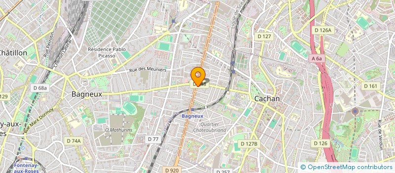 localisation de l'entreprise MADAME ALIETTE AMZALLAG  CACHAN