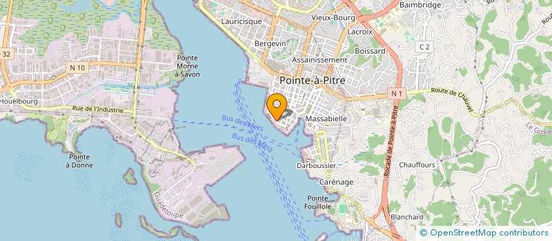 localisation de l'entreprise MADAME ALIETTE ARTHEIN à POINTE-A-PITRE