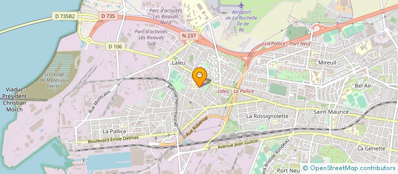 localisation de l'entreprise MADAME ALIETTE AUTRUSSEAU  LA ROCHELLE