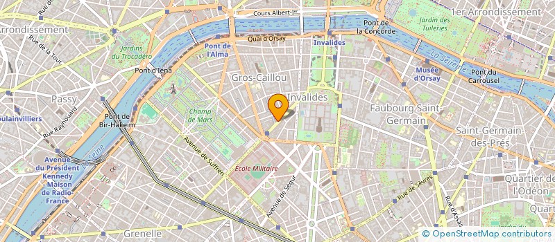 localisation de l'entreprise MADAME ALIETTE DE PENNART  PARIS