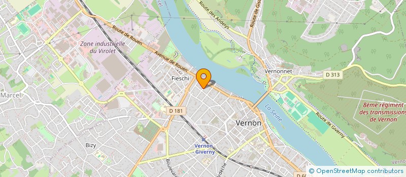 localisation de l'entreprise MADAME ALIETTE DUFOUR  VERNON