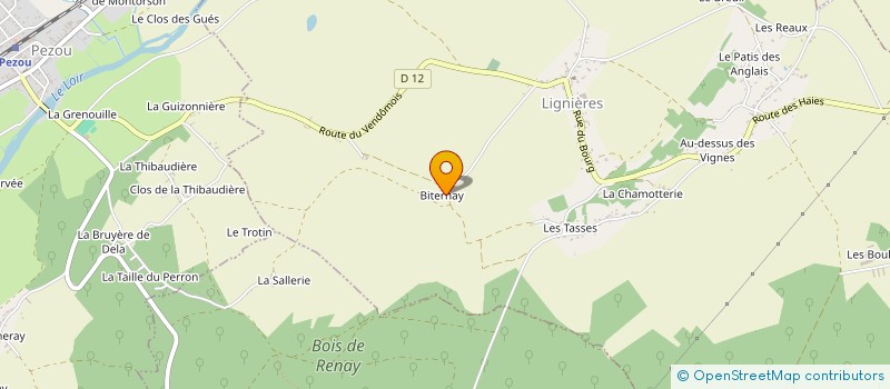 localisation de l'entreprise MADAME ALIETTE GOUSSEAU à LIGNIERES