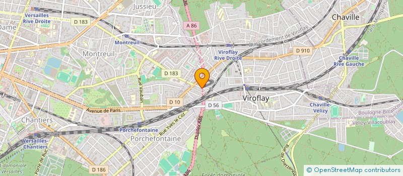 localisation de l'entreprise MADAME ALIETTE LA LANDE DE CALAN  VIROFLAY