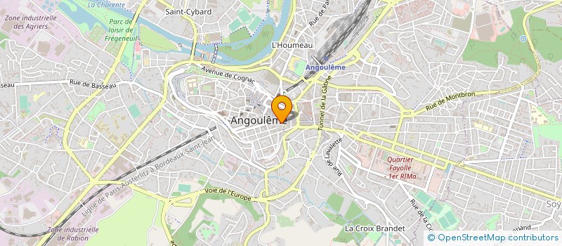 localisation de l'entreprise MADAME ALIETTE LEBRUN à ANGOULEME