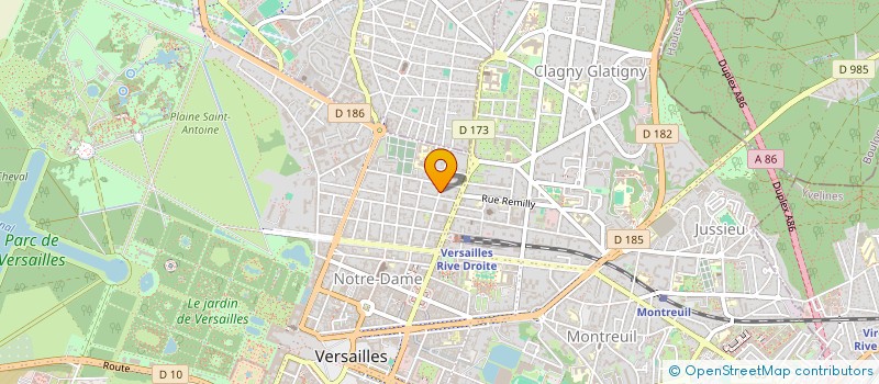 localisation de l'entreprise MADAME ALIETTE MAUREL à VERSAILLES