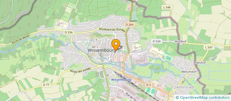 localisation de l'entreprise MADAME ALIETTE MUSCALU  WISSEMBOURG