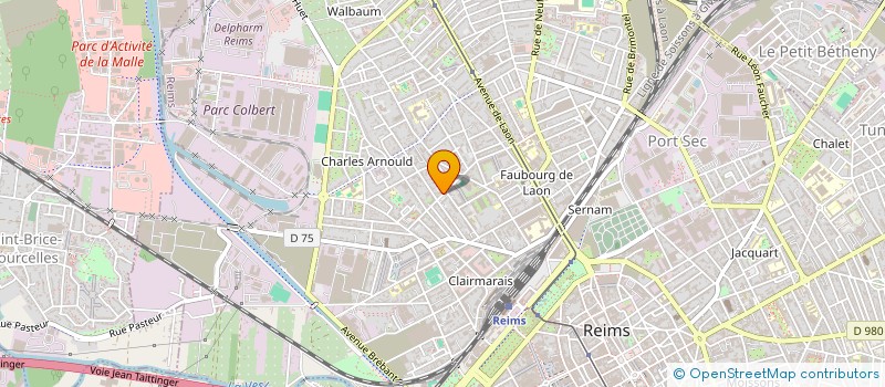 localisation de l'entreprise MADAME ALIETTE RIOT  REIMS