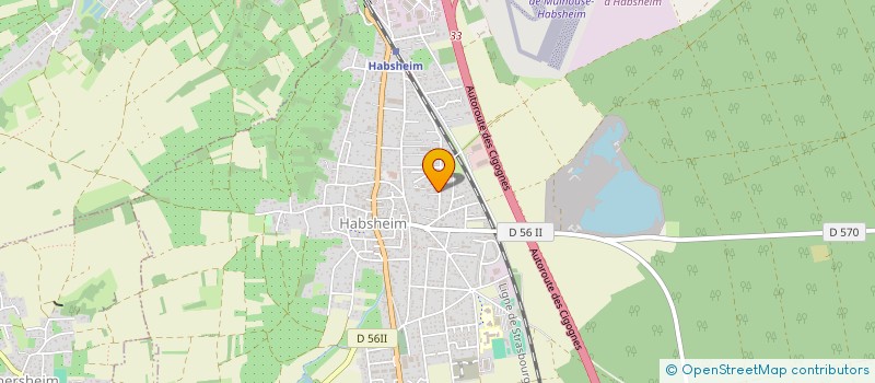 localisation de l'entreprise MADAME ALIINE BENYOUCEF  STAFFELFELDEN