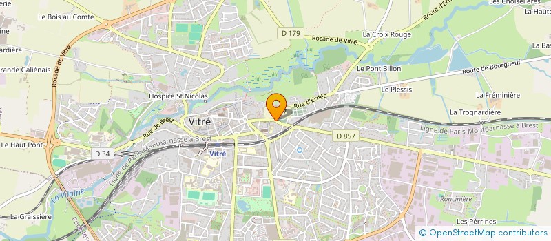 localisation de l'entreprise MADAME ALINA-ALEXANDRA URDES  VITRE