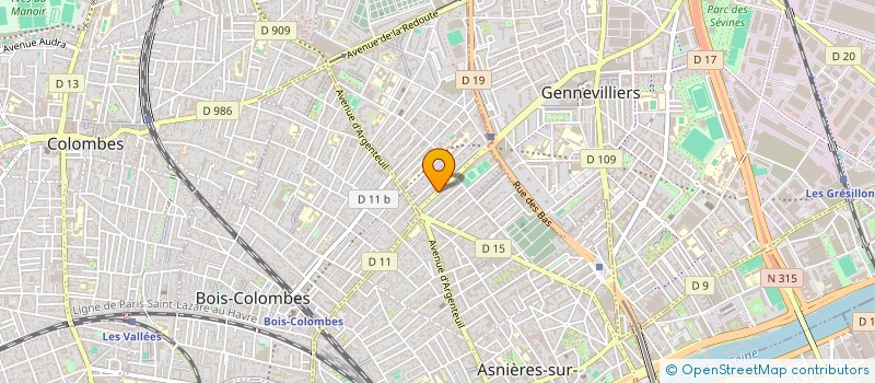localisation de l'entreprise MADAME ALINA ANAMARIA BOTA à ASNIERES-SUR-SEINE